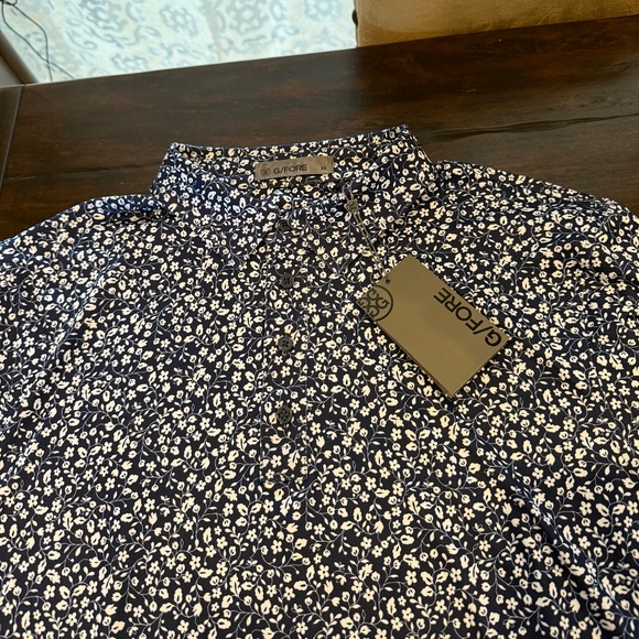 G/Fore Men's XL Twilight Garden Print Polo MSRP $120 - Picture 4 of 8